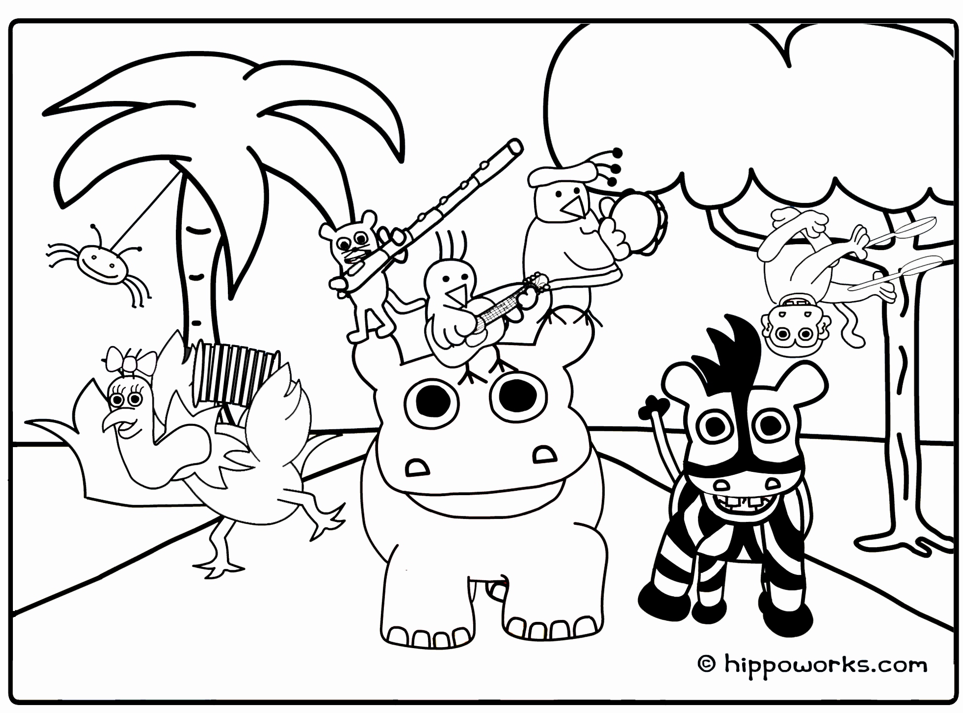 1944x1440 Zoo Animal Coloring Pages Best Of Adult Coloring Pages Jungle