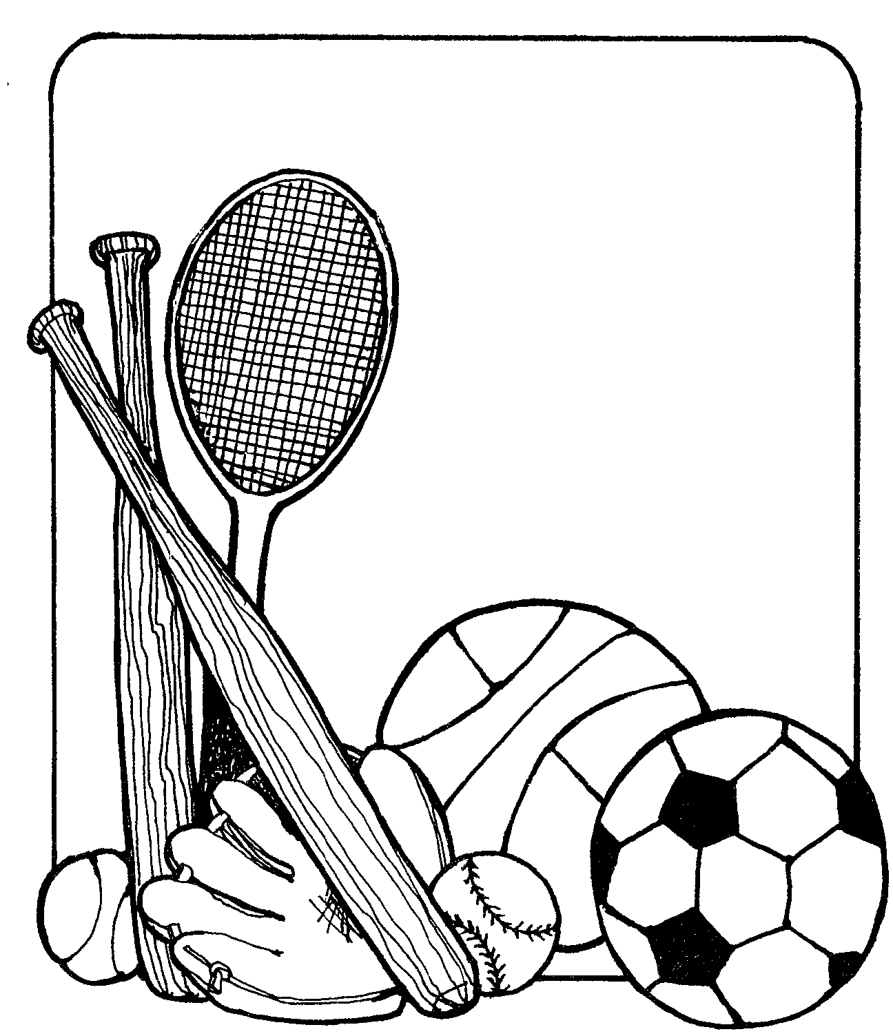 1296x1504 Gym Clipart Black And White
