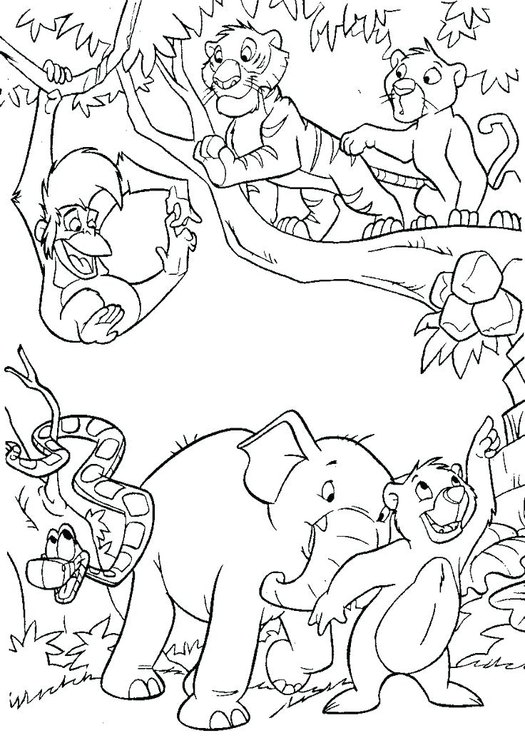 736x1041 Jungle Coloring Page Jungle Printable Coloring Pages Coloring