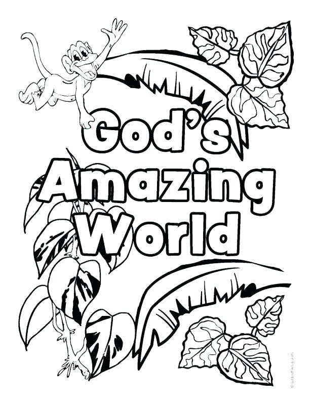 Jungle Themed Coloring Pages