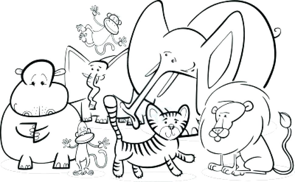 970x599 Jungle Coloring Sheets Printable Jungle Themed Coloring Sheets