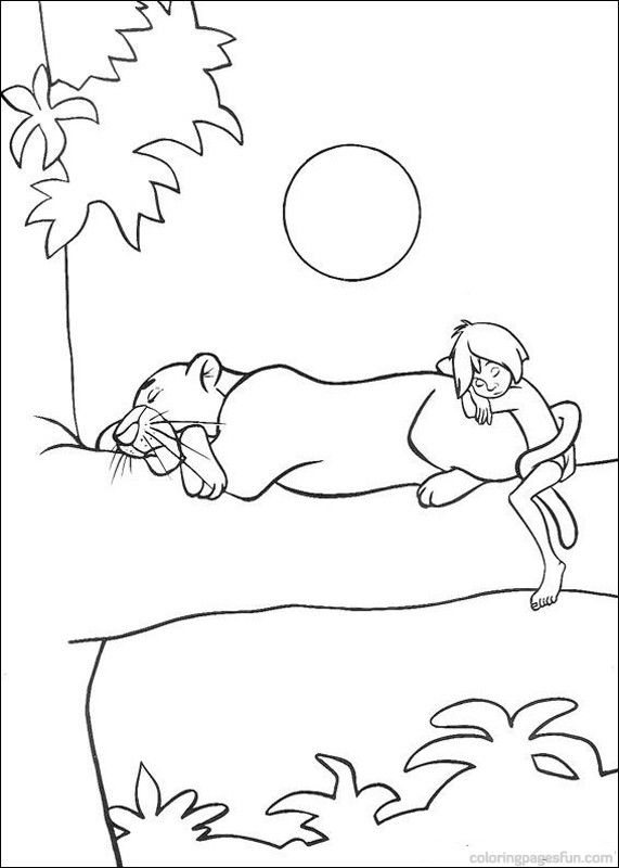 Jungle Tree Coloring Page