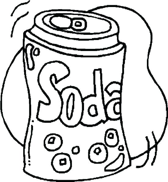 550x596 Fast Food Coloring Sheets