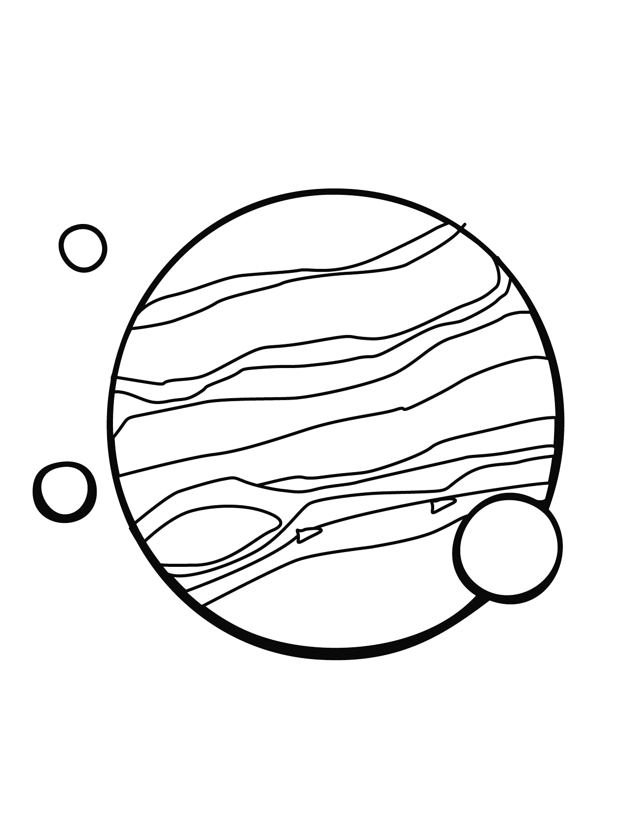 1275x1650 Jupiter Coloring Page Handipoints Fancy Pages
