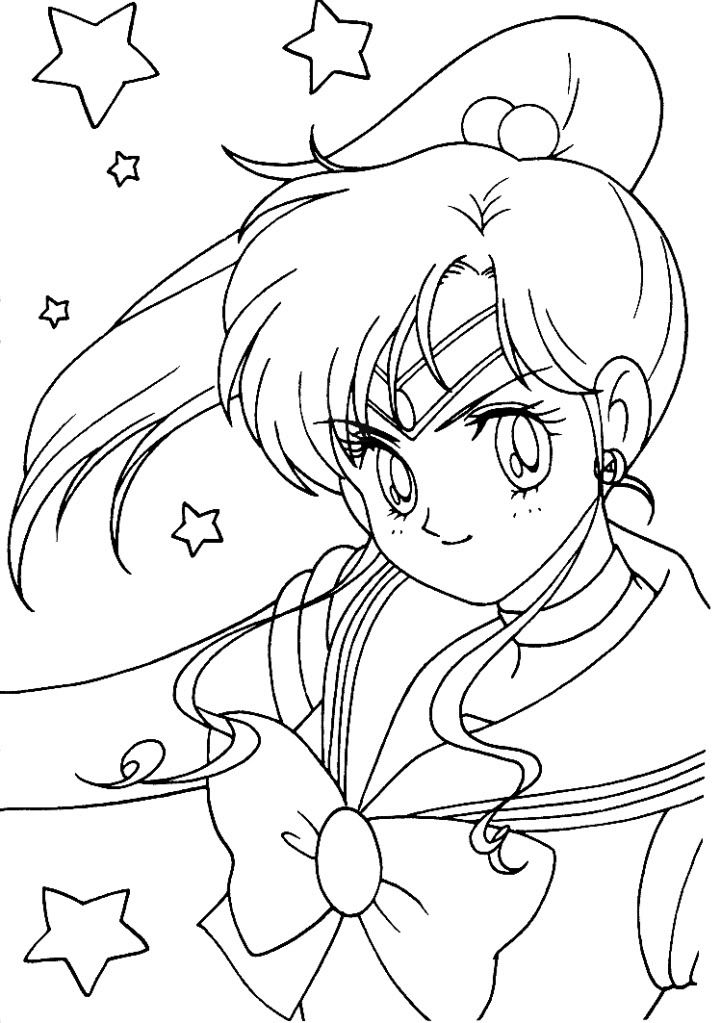721x1023 Sailor Jupiter Coloring Page Coloring Pages Of Epicness