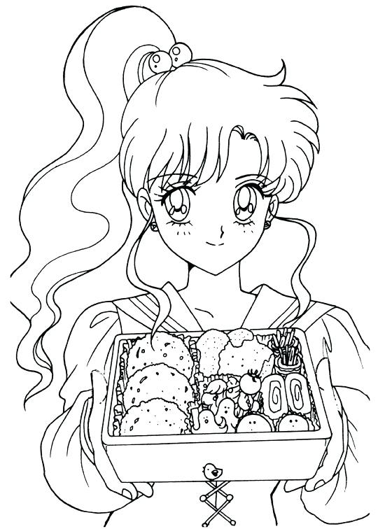 540x756 Sailor Jupiter Coloring Pages Sailor Moon Coloring A Kids Top Hat