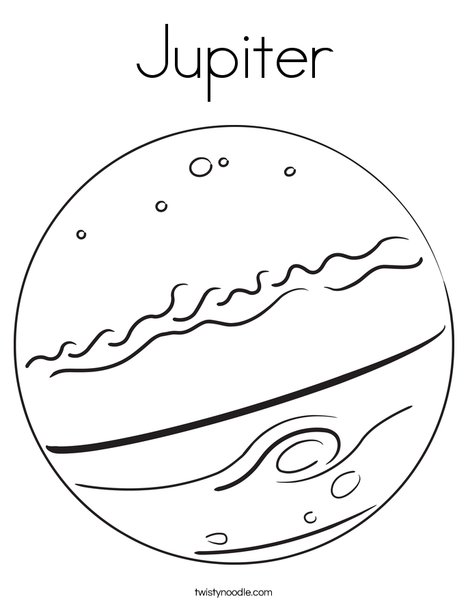 468x605 Jupiter Coloring Page