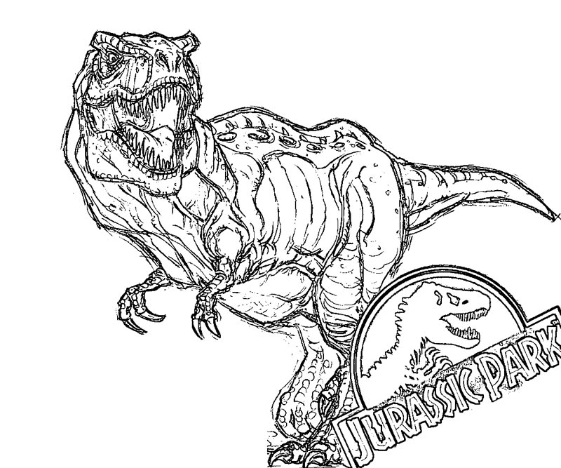 800x667 Jurassic Park (Movies) Printable Coloring Pages