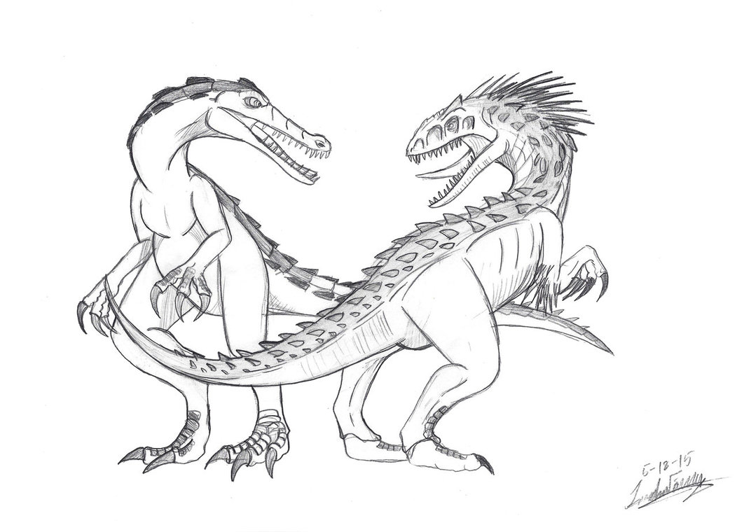 1052x760 Jw Color Book Indominus Rex 3 By Rex15 On Within