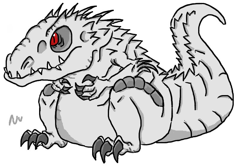 800x562 Chibi Indominus Rex By Novanat