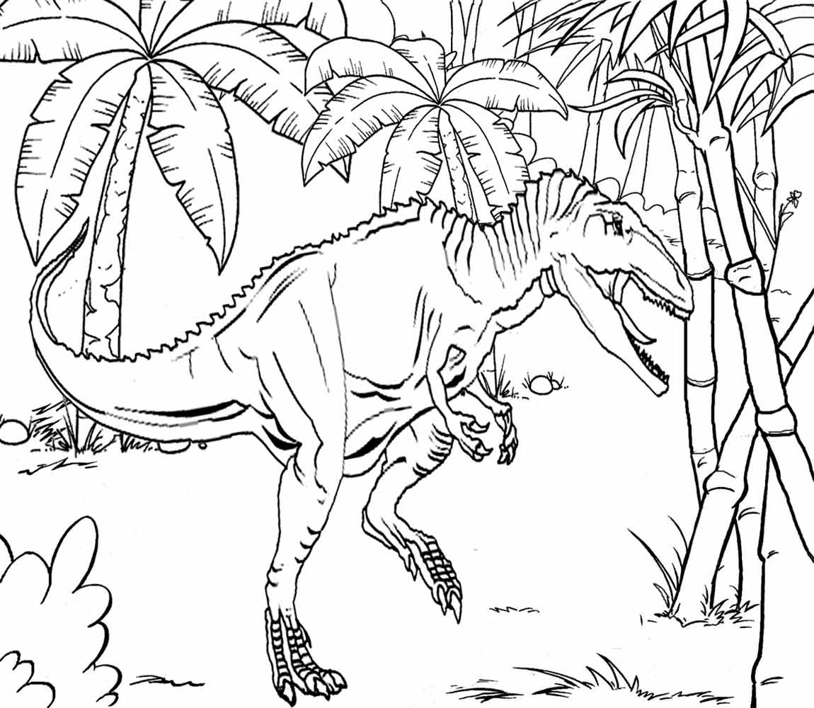 Jurassic World Dinosaur Coloring Pages