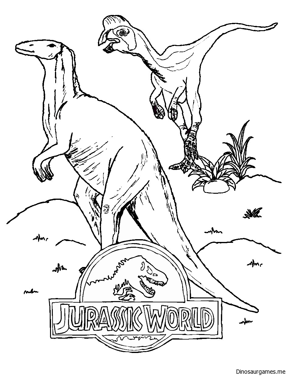 947x1239 Jurassic World 2 Coloring Page