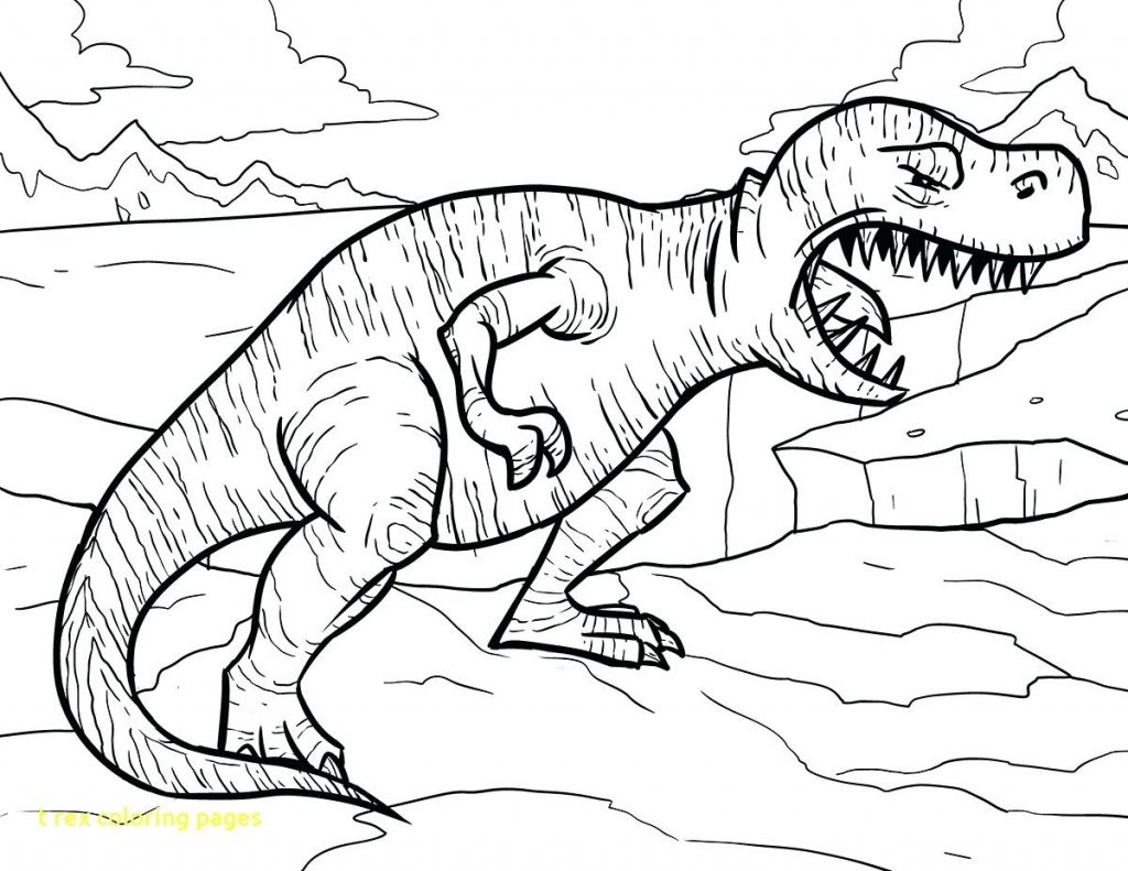 1024x791 Coloring Pages ~ T Rex Coloring Page Pages With Tyrannosaurus