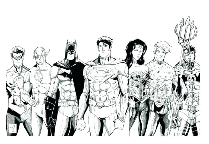730x504 Justice League Coloring Pages 25771