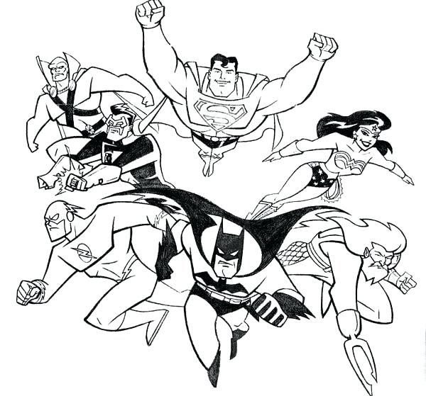 600x559 Best Coloring Pages Images On Coloring Sheets Justice League