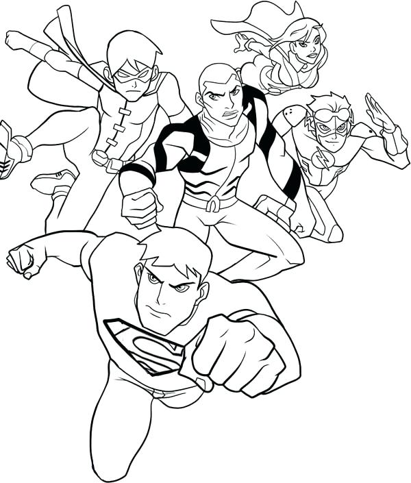 600x705 Breathtaking Justice League Coloring Pages Coloring Pages