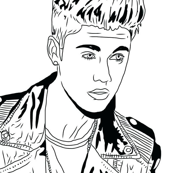 600x600 Justin Bieber Coloring Pages 2016 Kids Coloring Coloring Page