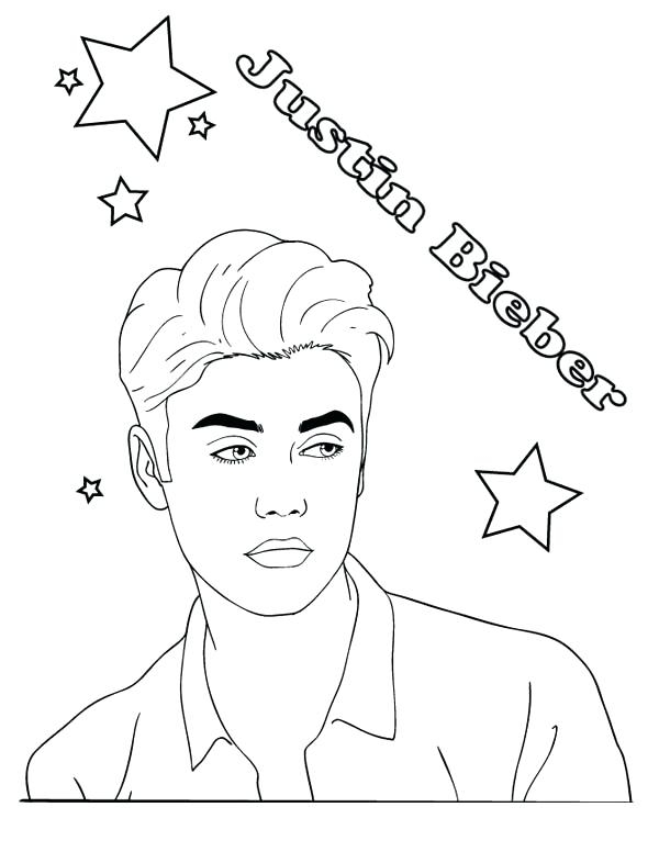 600x776 Justin Bieber Coloring Pages Justin Bieber Coloring Page Boyfriend