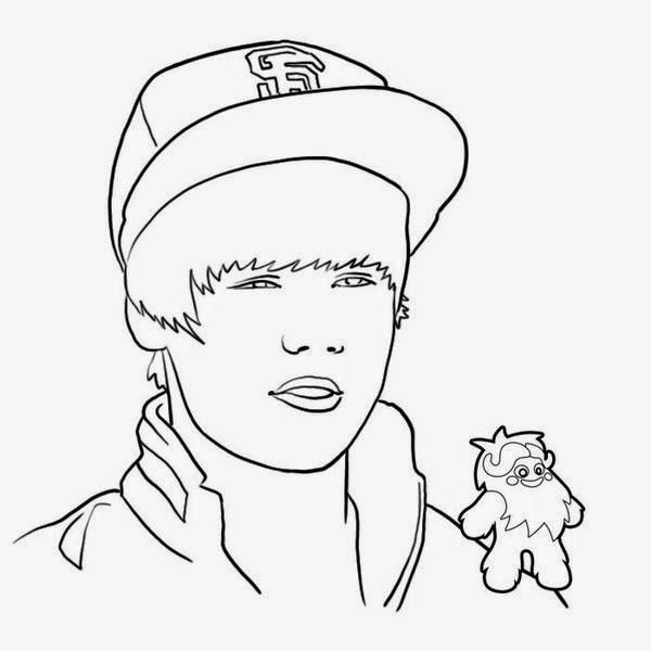 Justin Coloring Pages