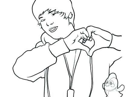 440x320 Justin Bieber Coloring Pages Coloring Pages Astounding Inspiration