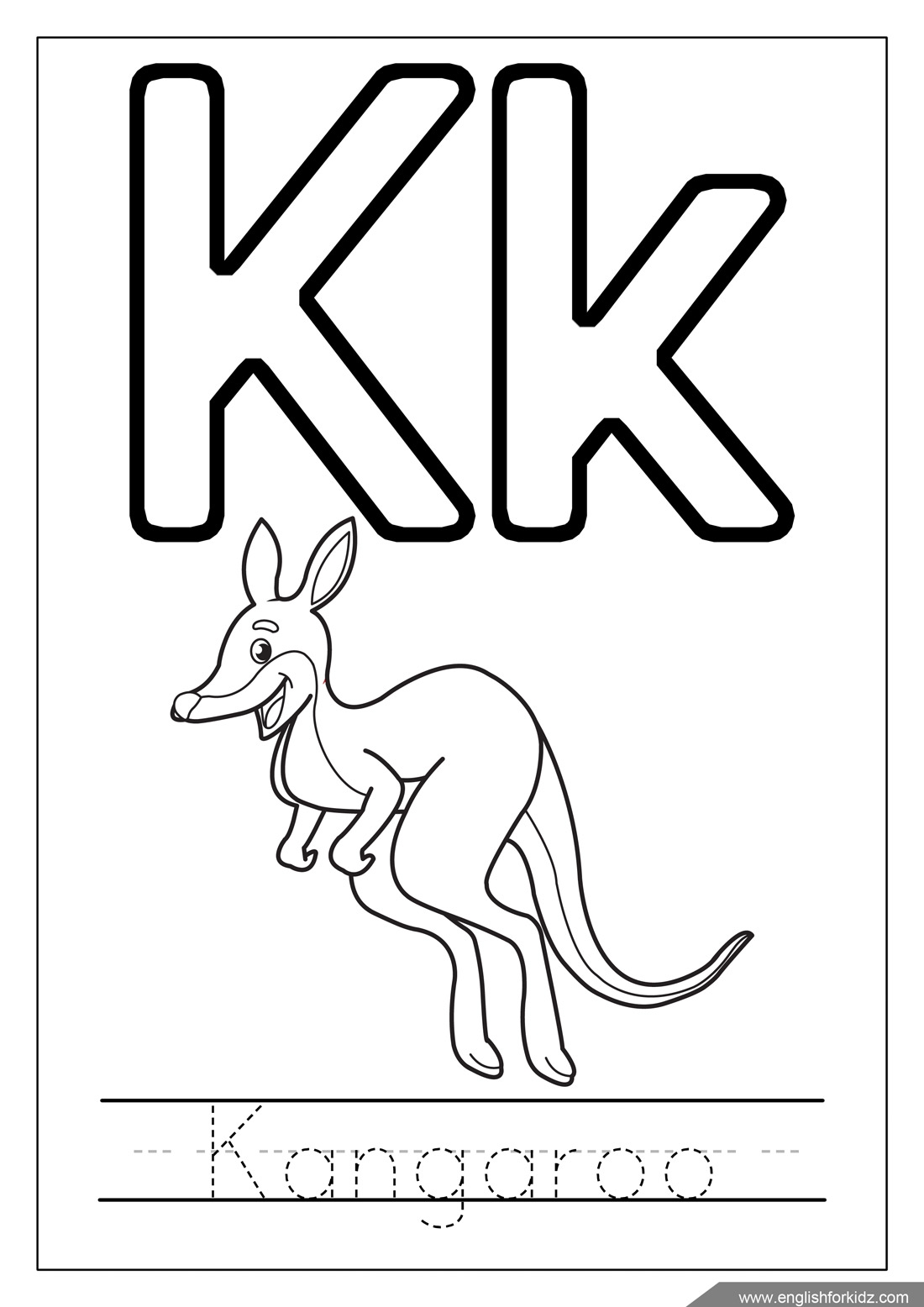 1100x1556 New Letter K Coloring Pages Collection Printable Coloring Sheet