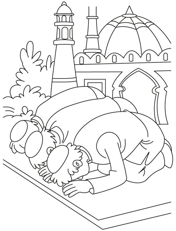 564x738 Islamic Coloring Pages 9 Best Images On Throughout