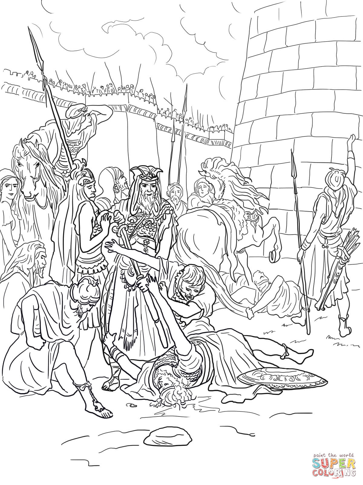 1200x1600 Absalom Coloring Pages