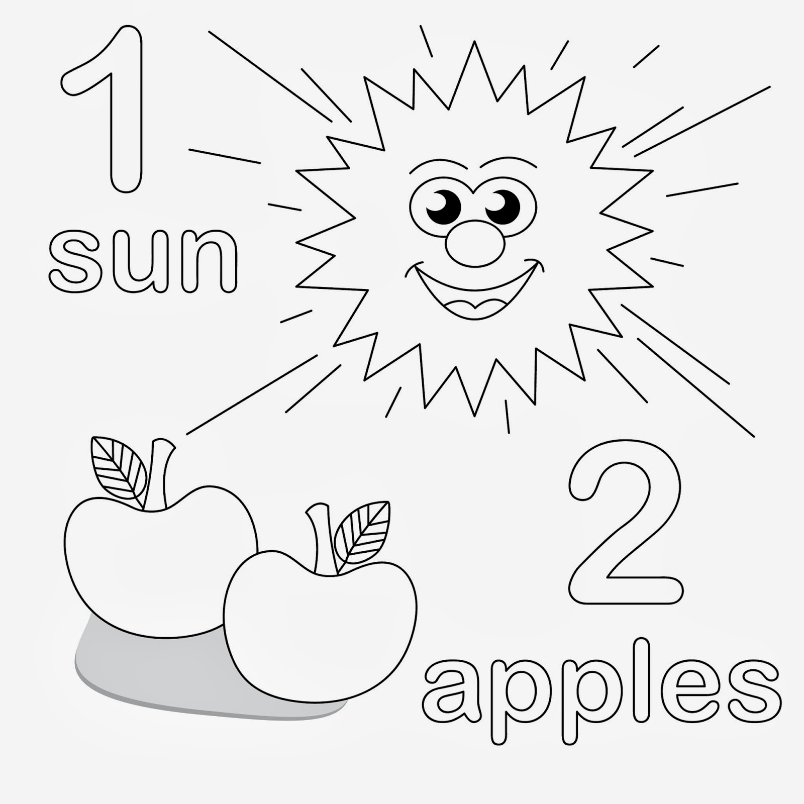 1600x1600 Count By Number Coloring Pages