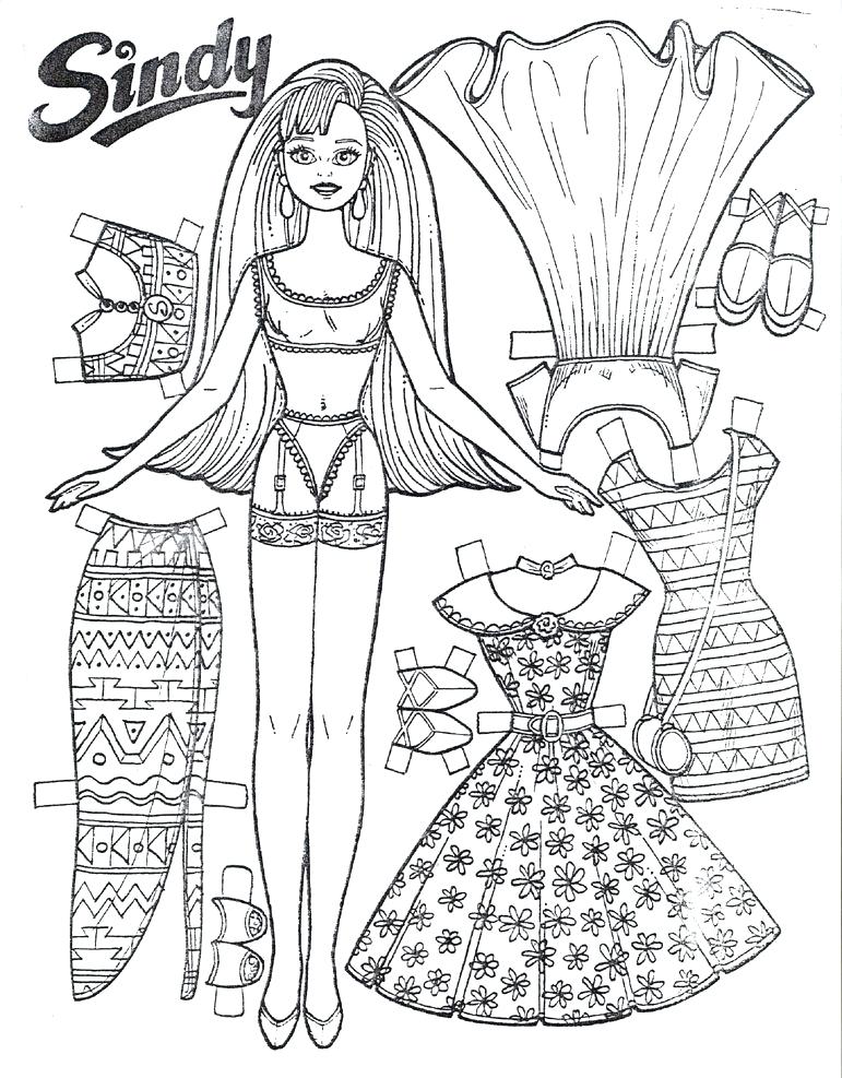 771x987 Coloring Dolls Paper Doll Coloring Pages Google Pictures Of Dolls