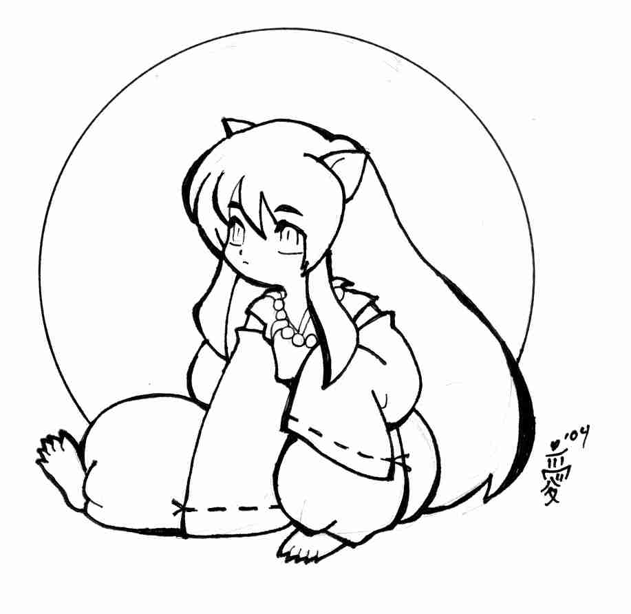 917x892 Coloring Pages Excellent Inuyasha Perfect 40 In Adorable Olegratiy