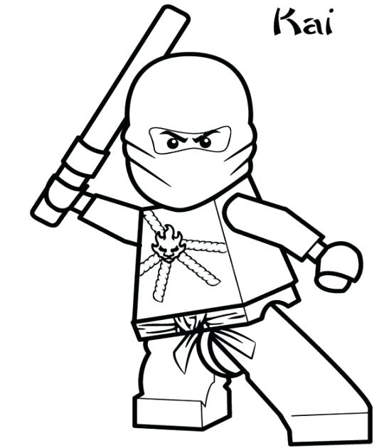 540x630 Kai Coloring Pages Kai Zx Coloring Pages Ninjago Kai Coloring