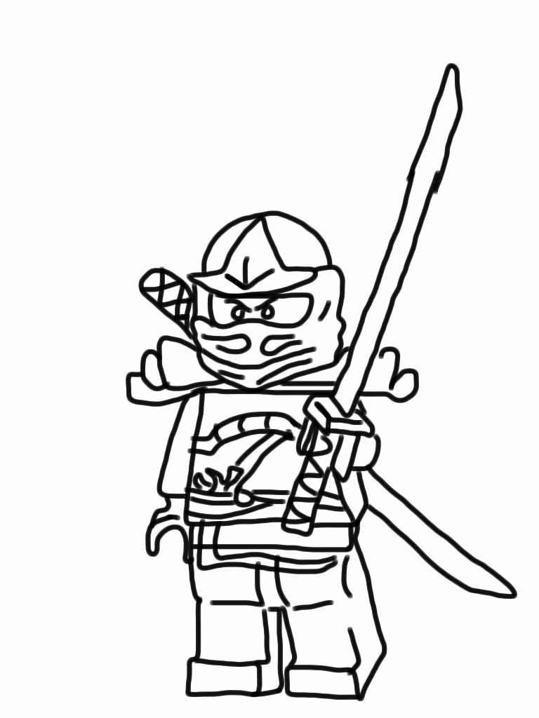 768x1024 Free Printable Ninjago Coloring Pages For Kids