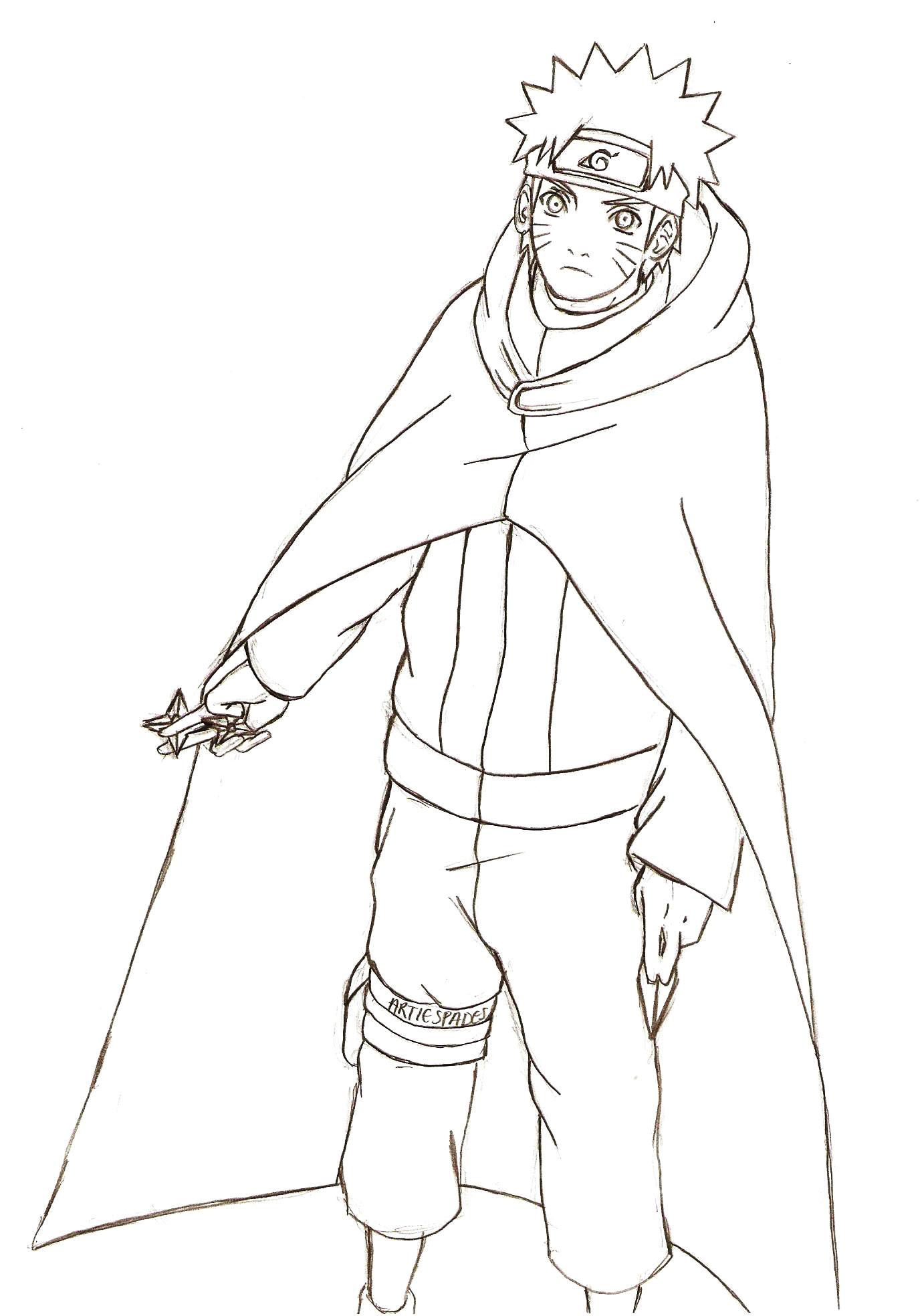 1379x1968 Complete Naruto Drawing Book Kakashi Hatake From Coloring Page