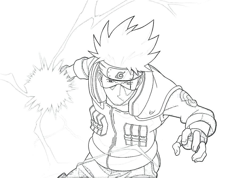 1024x758 Kakashi Hatake Coloring Pages