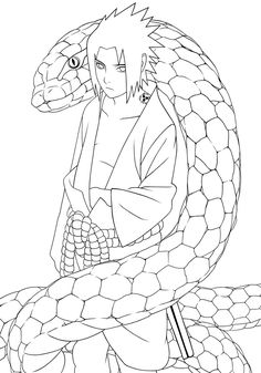 236x337 Naruto Kakashi Coloring Page