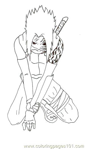 300x523 Kakashi Coloring Pages