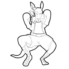 230x230 Top 10 Free Printable Kangaroo Coloring Pages Online