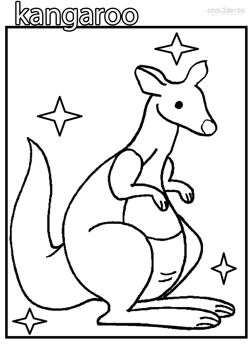 850x1159 Imagination Kangaroo Coloring Sheets Printable