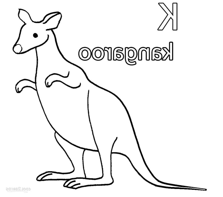 950x838 Cute Kangaroo Coloring Pages Coloring Pages Kids