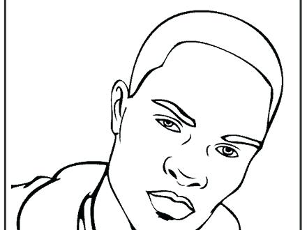440x330 Famous People Coloring Pages Kanye West