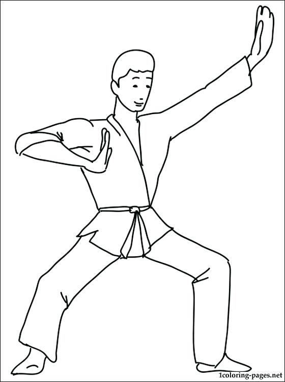 560x750 Karate Kid Coloring Pages And Karate Kids Coloring Pages 53 Karate