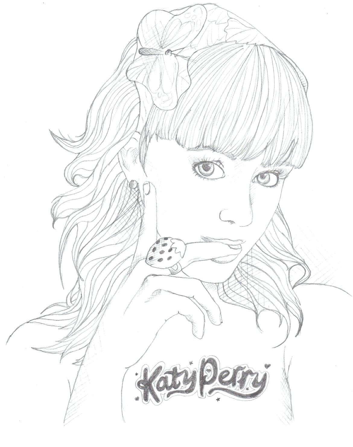 1170x1480 Katy Perry Coloring Pages