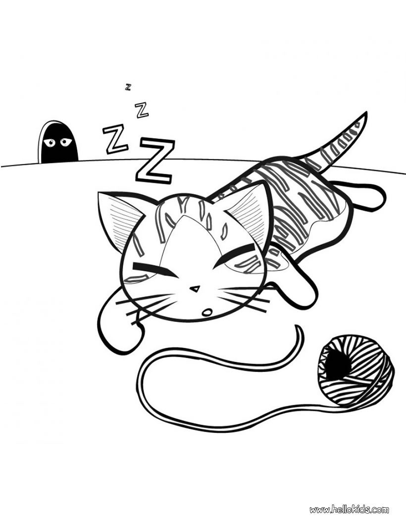 820x1060 Cute Kawaii Cat Coloring Pages