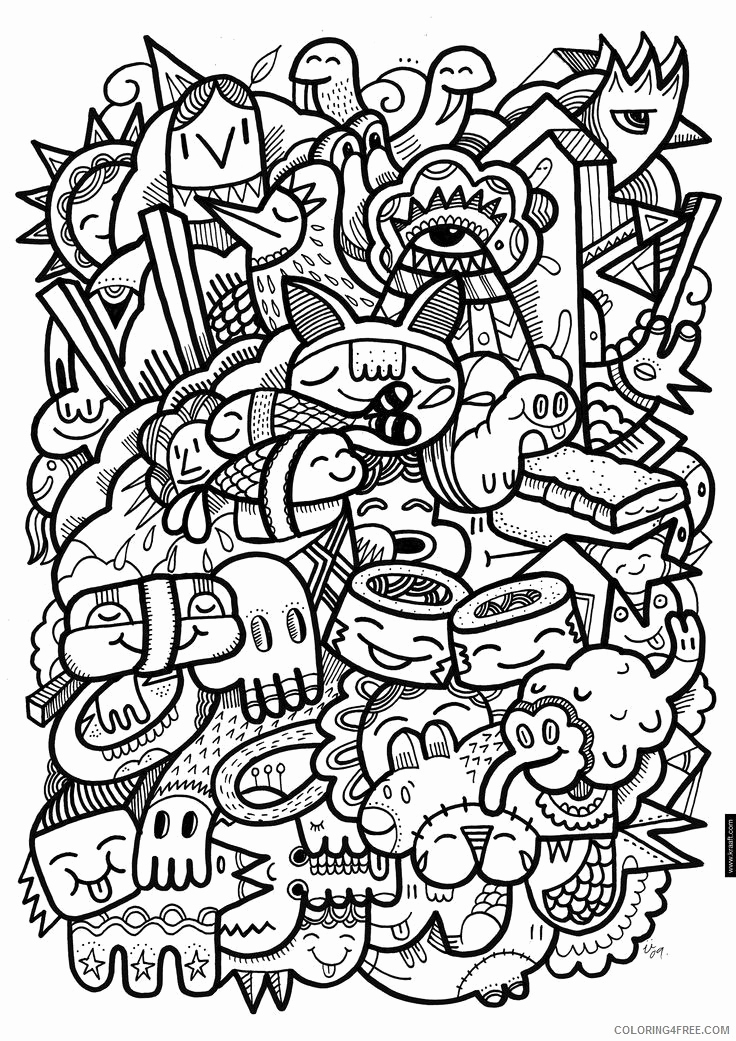 Kawaii Coloring Pages