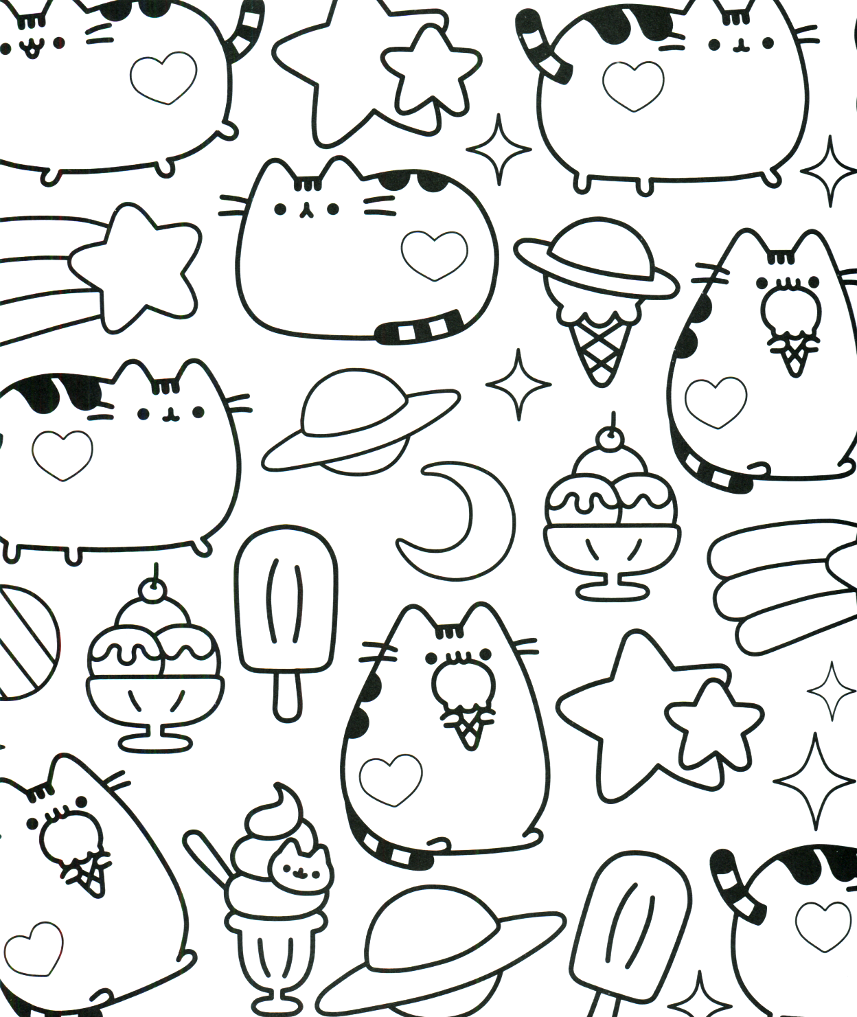 1248x1481 Kawaii Coloring Pages