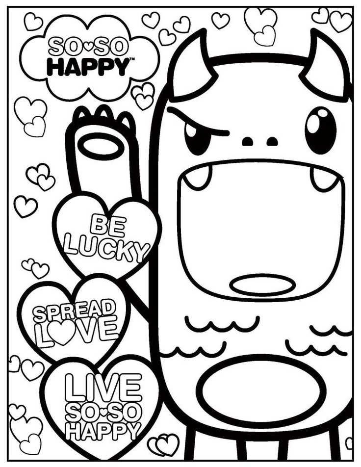 736x952 24 Kawaii Coloring Pages Images Free Coloring Pages