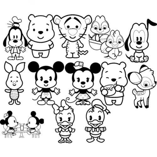 500x500 Kawaii Coloring Pages 27439