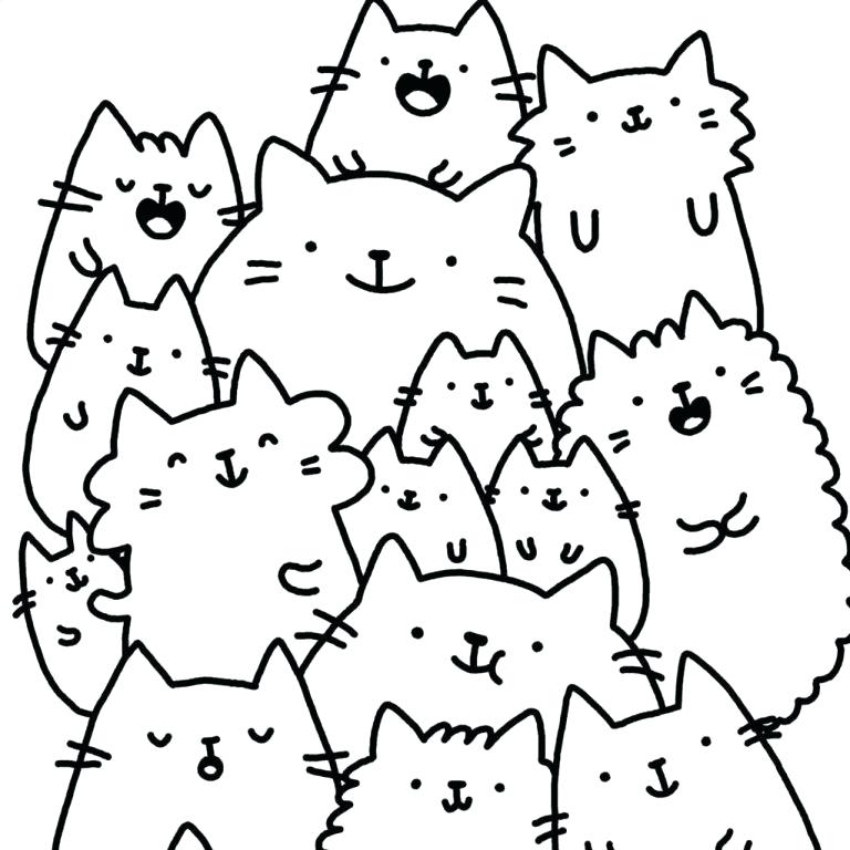 768x768 Kawaii Coloring Pages Coloring Pages Printable Free Printable