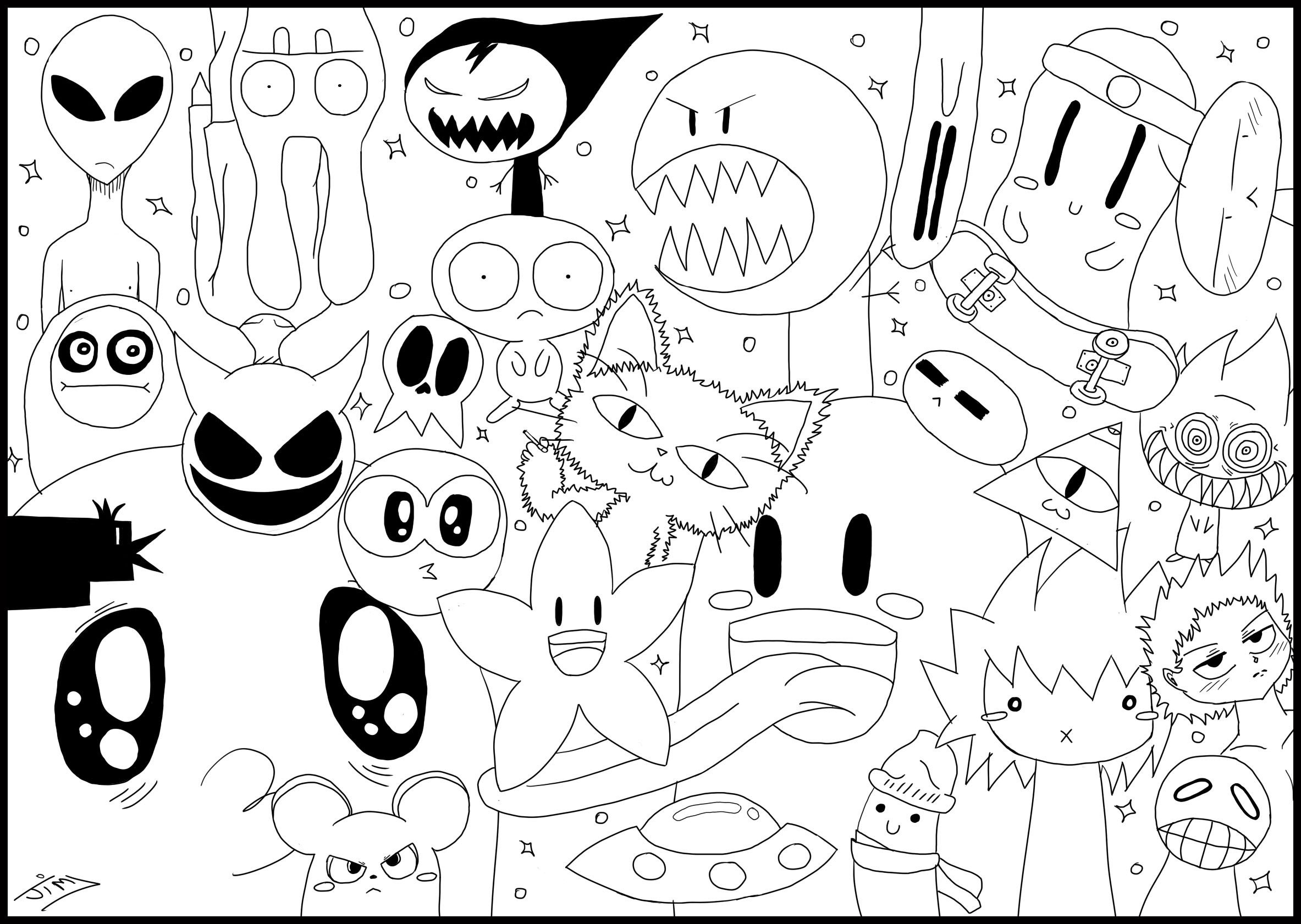 2366x1681 Kawaii To Print Kawaii