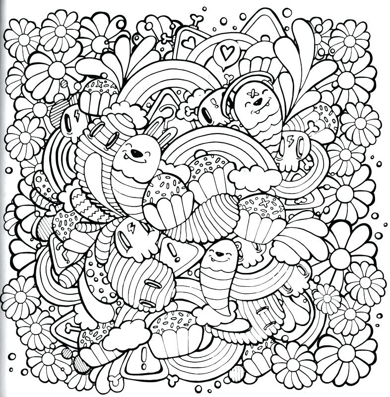 786x800 Kawaii Coloring Book Together With Foods Doodle Coloring Page